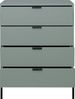 Maeusbacher Bonnie Kommoden Quadrat pine green matt lack BxHxT: 81 x 100 x 45 cm Bild 2