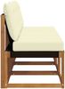 vidaXL 3 Stück Outdoor Mittelsofa 900609 Bild 5