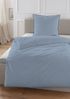 Hechter Paris Bettwäsche Satin 0061308 FEINE LÄNGSSTREIFEN, marine, 1x 135x200 cm + 1x 80x80 cm Bild 4