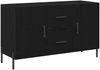 vidaXL Sideboard Schwarz Eichen-Optik 100 x 36 x 60 cm Holzwerkstoff 862958 Bild 2