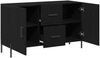 vidaXL Sideboard Schwarz Eichen-Optik 100 x 36 x 60 cm Holzwerkstoff 862958 Bild 5
