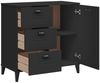 vidaXL Sideboard VIKEN Schwarz 80x40x80 cm Holzwerkstoff 374939 Bild 5