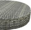 vidaXL Gartentisch Grau 60,5x106 cm Poly Rattan 45857 Bild 4