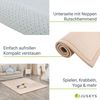 Juskys Krabbelmatte, Polyester beige, 220 x 180 cm Bild 5
