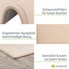 Juskys Krabbelmatte, Polyester beige, 220 x 180 cm Bild 4
