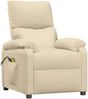 vidaXL Massagesessel Elektrisch Creme Stoff 3073826 Bild 3