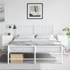 vidaXL Nachttische 2 Stk. Weiß 36x39x60,5 cm Stahl 846469 Bild 3