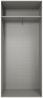 Wimex Kleiderschrank Mugano,in 3 Breiten, 2 Tiefen, viele Farben, Made in Germany (in Basic oder Premium Ausstattung) mit kurzen Griffen aus Metall Bild 3