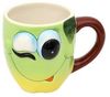 Dekohelden24 Tasse Keramik Kaffeebecher - Tasse als Apfel Größe H/Ø: 9 x 12 cm, Dolomite Bild 4