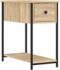 vidaXL Nachttische 2 Stk. Sonoma-Eiche 30x60x60 cm Holzwerkstoff 826056 Bild 5