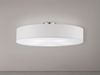 Große LED Deckenleuchte mit Stoffschirm in Weiß Ø 65cm Bild 3