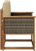 vidaXL Outdoor Mittelsofa Massivholz Akazie Natur 3438827 Bild 4