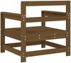 vidaXL Gartenstühle 2 Stk. Honigbraun Massivholz Kiefer 825495 Bild 5