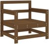vidaXL Gartenstühle 2 Stk. Honigbraun Massivholz Kiefer 825495 Bild 3