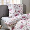TRAUMSCHLAF Bettwäsche Fleur, Seersucker, 2 teilig, ideale Sommerbettwäsche in herrlicher Seersucker Qualität Bild 3