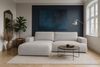 MEBLINI Schlafcouch mit Bettkasten – LUMIERE – 271x195x96cm – Links – Grau Samt - Ecksofa mit Schlaffunktion - Sofa mit Relaxfunktion und Kissen - Couch L-Form – Eckcouch Bild 2
