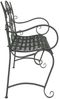 vidaXL Gartenbank 2-Sitzanzahl 114 x 56,5 x 90 cm Stahl Silber Grau 42029537 Bild 4