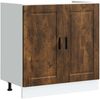 vidaXL Waschbecken-Unterschrank Porto 2 pcs Braun Holzwerkstoff 3315026 Bild 4