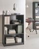 Bücherregal mit 3 Ebenen ZEHNA 117 cm Schwarz Bild 3