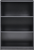 Bücherregal mit 3 Ebenen ZEHNA 117 cm Schwarz Bild 4