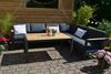 Alexia Teak Ecklounge (290cm x 228) + Teak-Tisch 160x90cm + 1 Lounge Sessel Bild 4