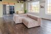 KAWOLA Sofa MIA Modulares Sofa 6-tlg. Cord taupe 72 x 120 x 306 cm Bild 5