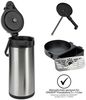 ONVAYA Pump-Isolierkanne Airpot Pumpkanne, Isolierkanne, Thermoskanne, Edelstahl, 1.9L, 3L, 5L, 3 l Bild 4