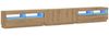 vidaXL TV-Schrank mit LED-Leuchten Artisan-Eiche 300x35x40 cm 3329170 Bild 3