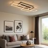 LED Deckenleuchte, anthrazit, Fernbedienung, CCT, L 87,5 cm Bild 3