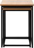 Satztisch >Trelleborg< (2er-Set) Artisan / schwarz - 40x50x40 / 35x45x35cm Bild 3