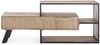 TV-Board Esterna aus Mangoholz, modernes Design mit Metallgestell, natur und grau, 145 cm, Bizzotto Bild 3