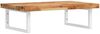 vidaXL Waschbeckenregal Wandmontage Stahl und Akazienholz 3302852 Bild 2