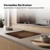 MuchoWow Herd-Abdeckplatte Holzoptik/print - Braun - Industriell, Vinyl, (1 tlg), Herdabdeckplatten für Ceranfeld, Induktionsschutz, 65x55 cm Bild 3