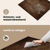 MuchoWow Herd-Abdeckplatte Holzoptik/print - Braun - Industriell, Vinyl, (1 tlg), Herdabdeckplatten für Ceranfeld, Induktionsschutz, 65x55 cm Bild 4