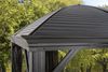 Sojag 'Moreno' Hardtop Pavillon inkl. Moskitonetz, Aluminium anthrazit, 298 x 298 x 423 cm Bild 3