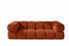 Kaiser Möbel Sofa 3-Sitzer für Wohnzimmer, Stoff Sonic 3D, AVERRO, Bubble-Design, Designer Sofa, Premiumstoff Sonic 3D, Abgerundete Form Bild 2