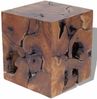 vidaXL Hocker 4 Stk. Braun 40x40x45 cm Massivholz Teak 274356 Bild 4