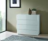 Kommode >Onda< in Weiß Hochglanz - 98x81.5x40cm (BxHxT) Bild 5