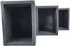 sesua Blumentopf Kubus Treppentopf 59x60x27cm anthrazit Kunststoff Pflanztreppe Bild 3