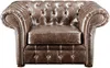Vente-unique - Chesterfield Ledersessel - Vintage Leder - Braun - CLOTAIRE Bild 2