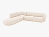 Micadoni Ecksofa Miley 6-Sitzer Links Chenille Eden Elfenbein Bild 2