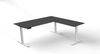 Kerkmann Move 3 Schreibtisch- Stehtisch 1800 x800 mm mit Anbautisch 1000 x 600 mm elektrisch höhenverstellbar 720 - 1200 cm Mit Memory-Funkton - 4 Höhen speicherbar Ahorn Bild 4