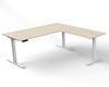 Kerkmann Move 3 Schreibtisch- Stehtisch 1800 x800 mm mit Anbautisch 1000 x 600 mm elektrisch höhenverstellbar 720 - 1200 cm Mit Memory-Funkton - 4 Höhen speicherbar Ahorn Bild 5