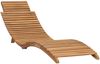vidaXL Klappbare Sonnenliege mit Tisch Massivholz Teak 310666 Bild 5