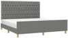Doppelbett mit Kopfteil Stoff Dunkelgrau 180x200 cm [3125317] Bild 3