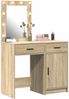 vidaXL Schminktisch mit Tür 2 pcs Braun 50 x 41 x 135 cm Holzwerkstoff 3334238 Bild 3