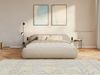 Selsey 'Shels Low' Polsterbett 160x200, Bouclé, Hellbeige Bild 2