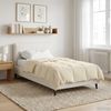 vidaXL Ganzjahresbettdecke Gepolstert Creme 155 x 220 cm Mikrofaser 42026068 Bild 4