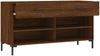 vidaXL Schuhbank Braun Eichen-Optik 102x35x55 cm Holzwerkstoff 829747 Bild 5
