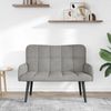 vidaXL Zweisitzer Sofa Hellgrau 115 x 61 x 87 cm Samt 42028940 Bild 3